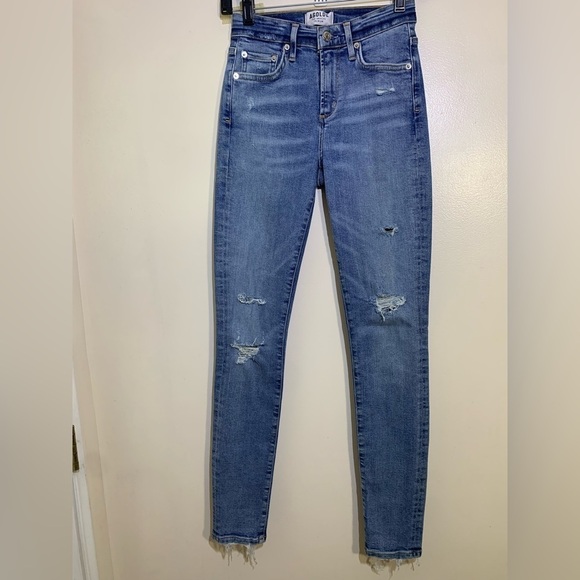 Agolde Sophie Distressed Skinny High Rise Jeans size 24 - Picture 11 of 11